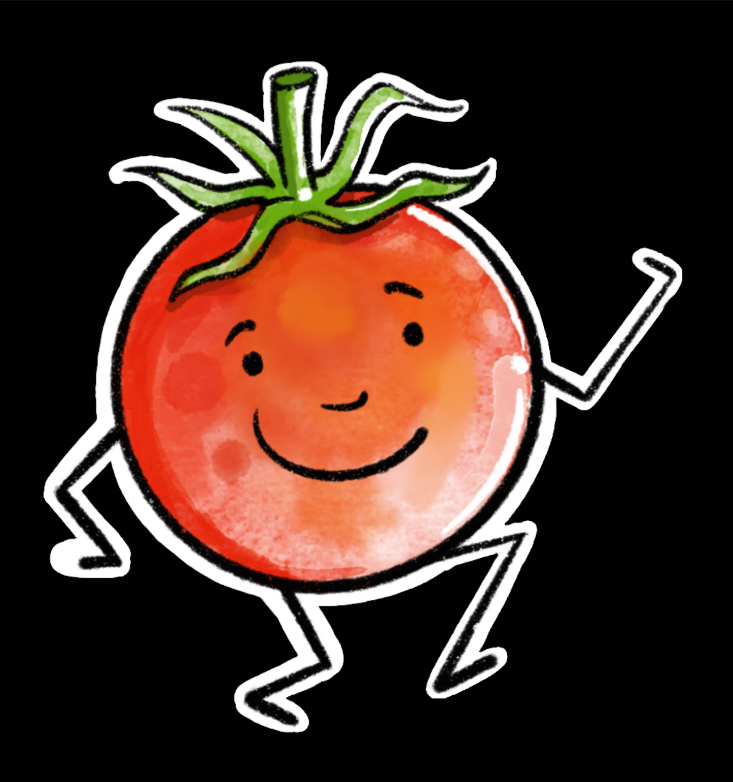 Dancing Tomato - Unisex Organic T-shirt