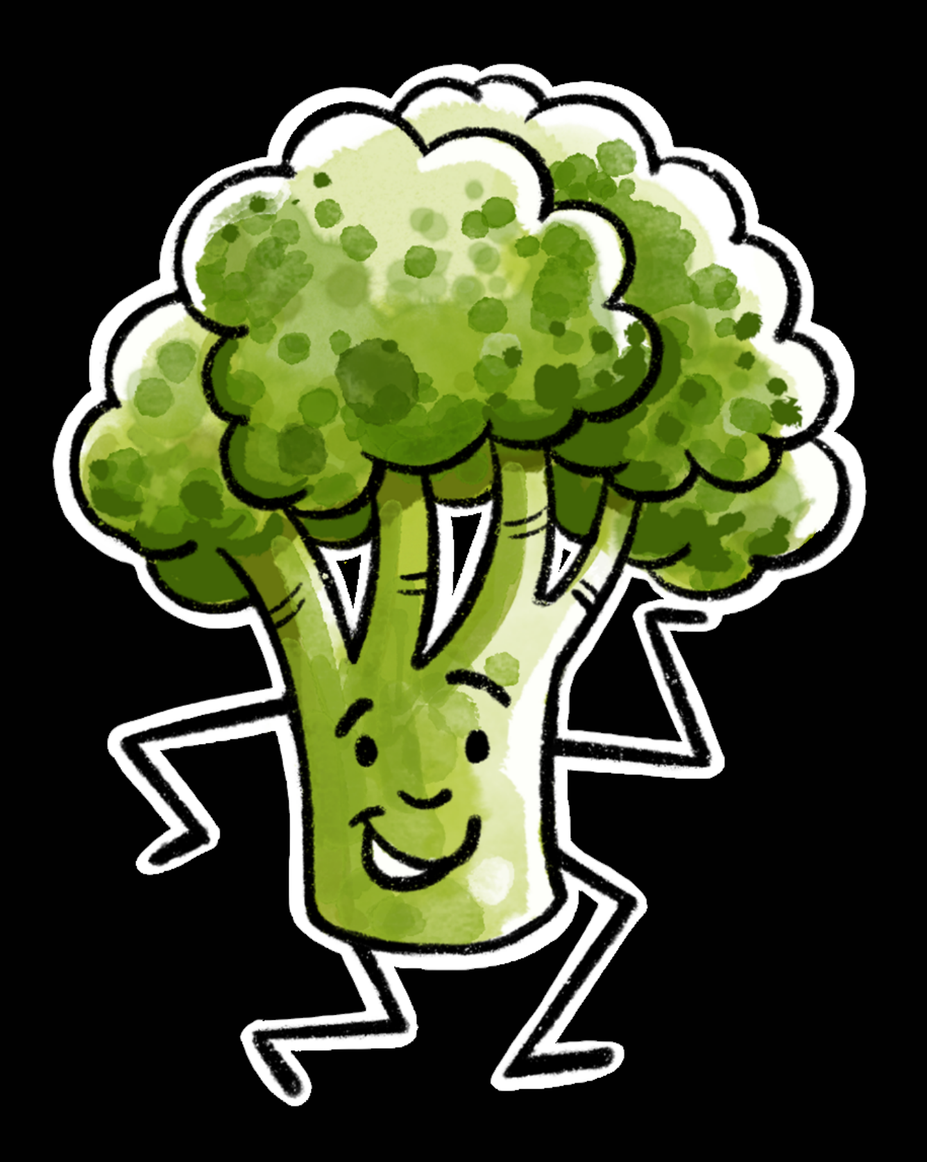 Dancing Broccoli - Unisex Organic T-shirt